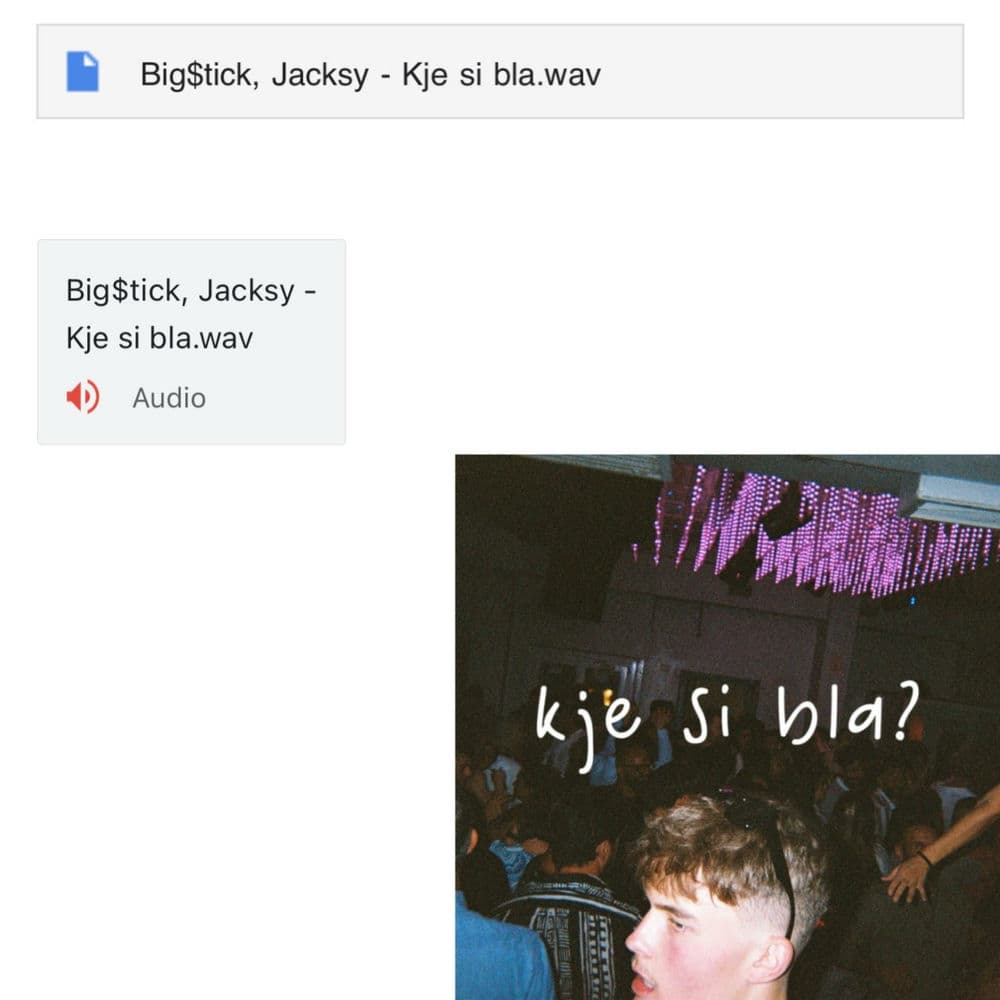 Kje si bla?